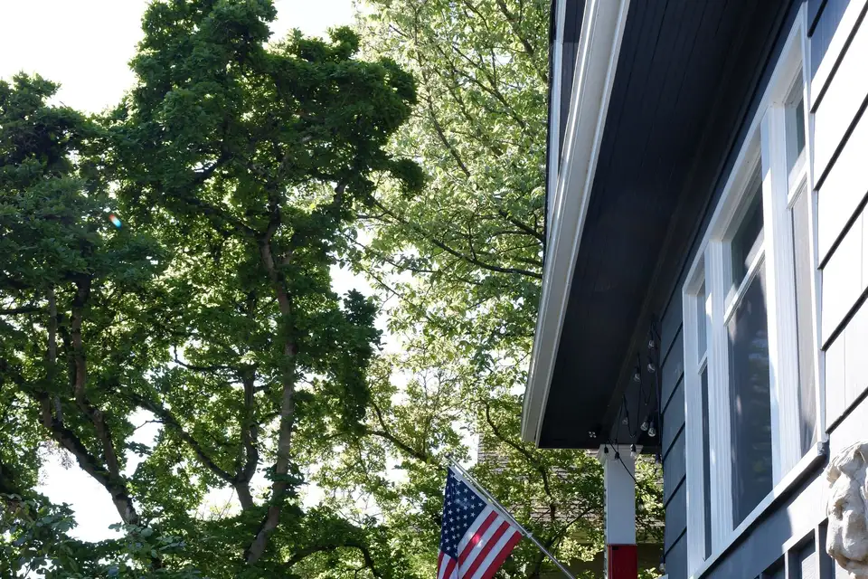 A house on a Wallingford-style Seattle street
