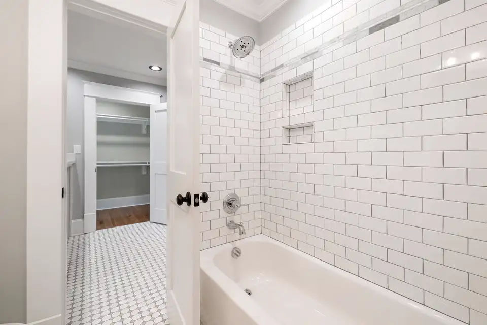 Bathroom finished after a repipe