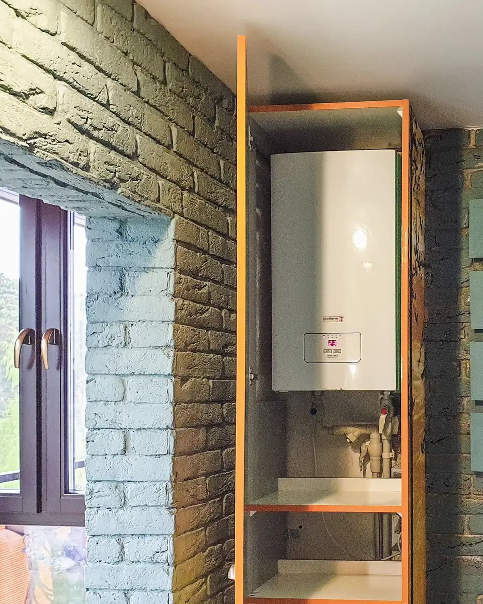 Water heater replaced and strapped
